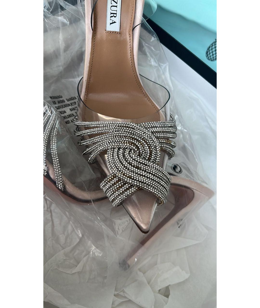 AQUAZZURA Коралловые туфли, фото 8