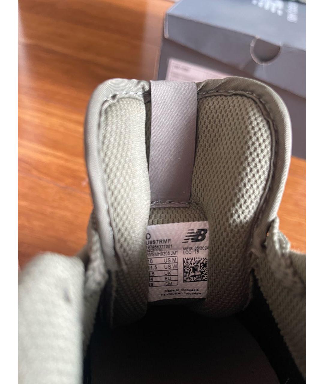 NEW BALANCE Хаки замшевые низкие кроссовки / кеды, фото 7