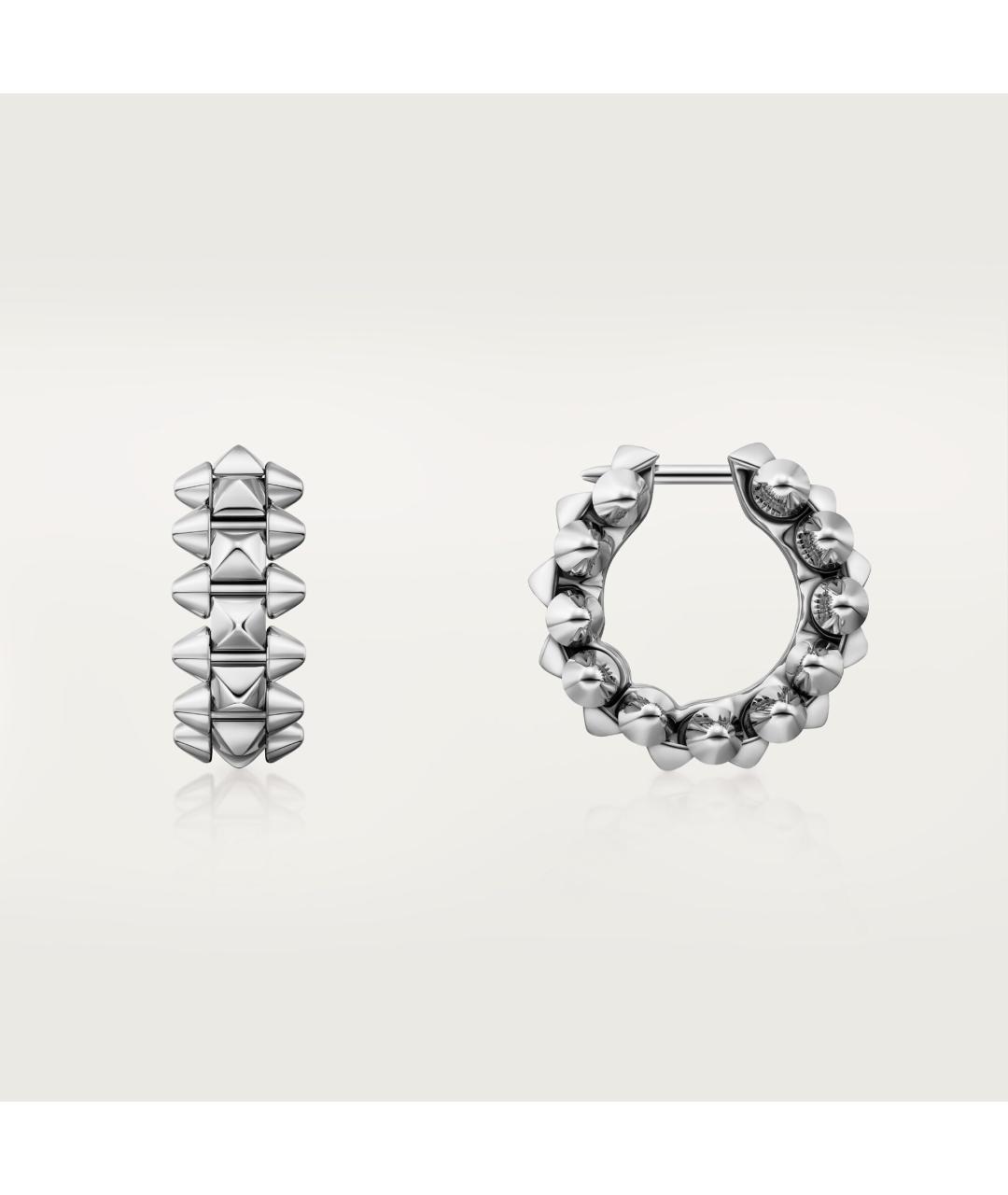 CARTIER Серьги из белого золота, фото 3