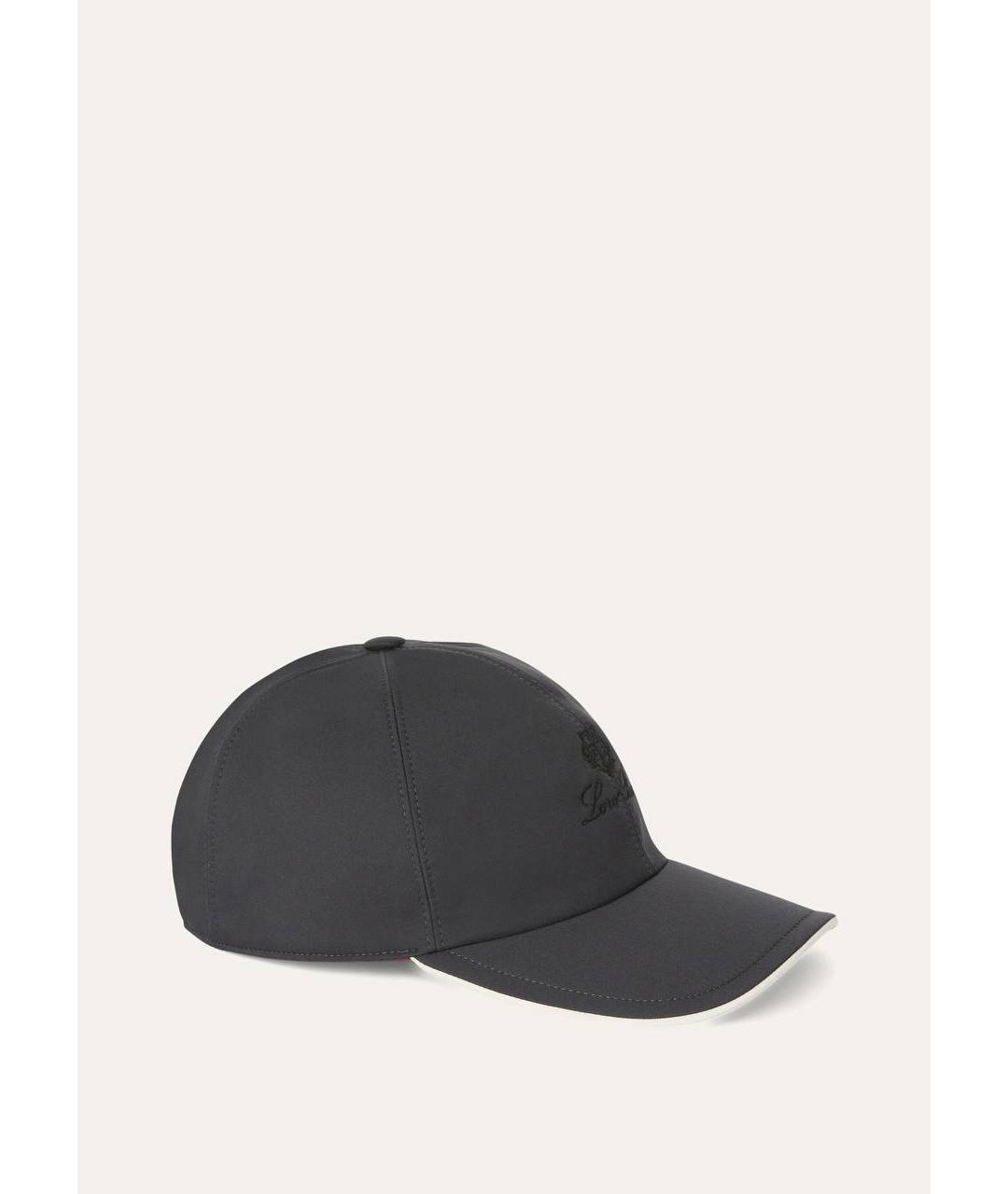 LORO PIANA Черная кепка/бейсболка, фото 4