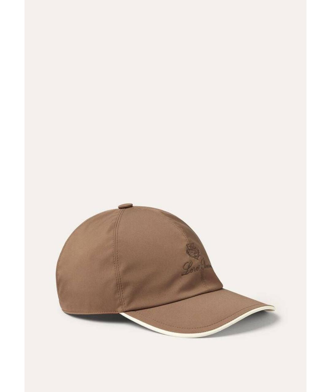 LORO PIANA Коричневая кепка/бейсболка, фото 4