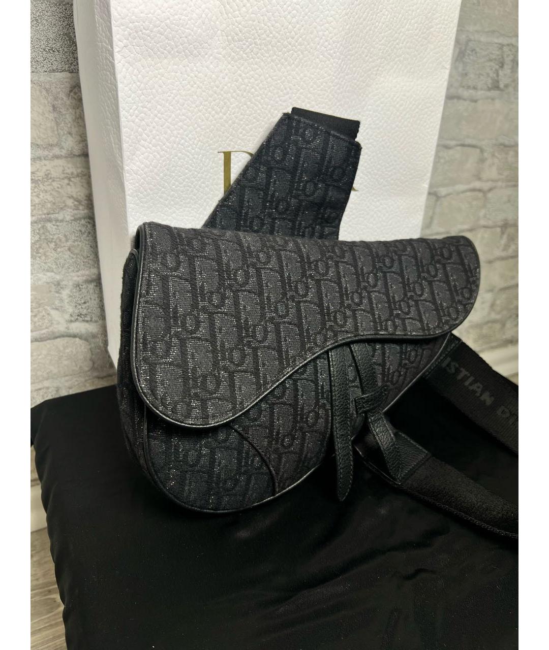 CHRISTIAN DIOR Черная сумка на плечо, фото 2