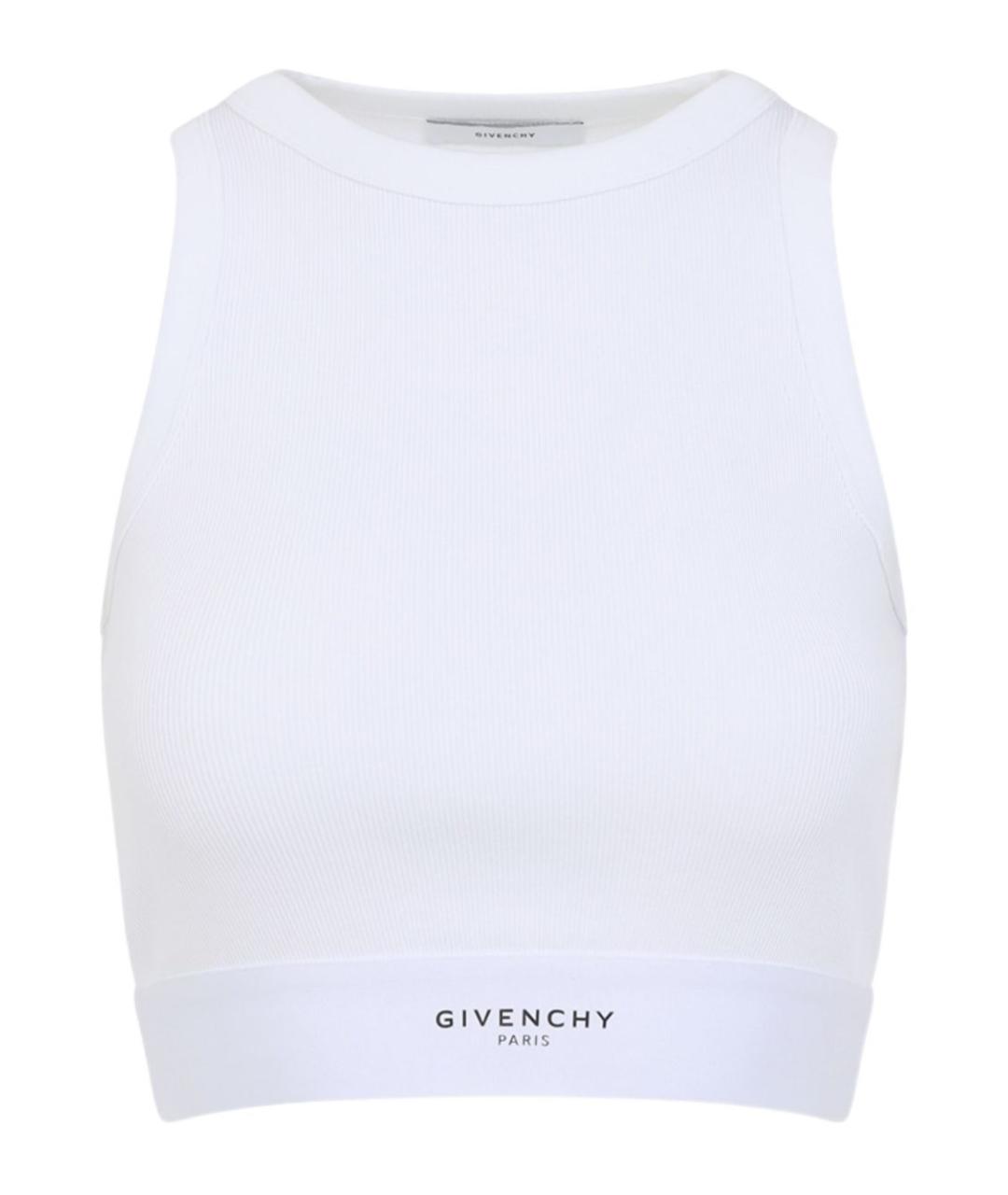 GIVENCHY Белая хлопковая майка, фото 1