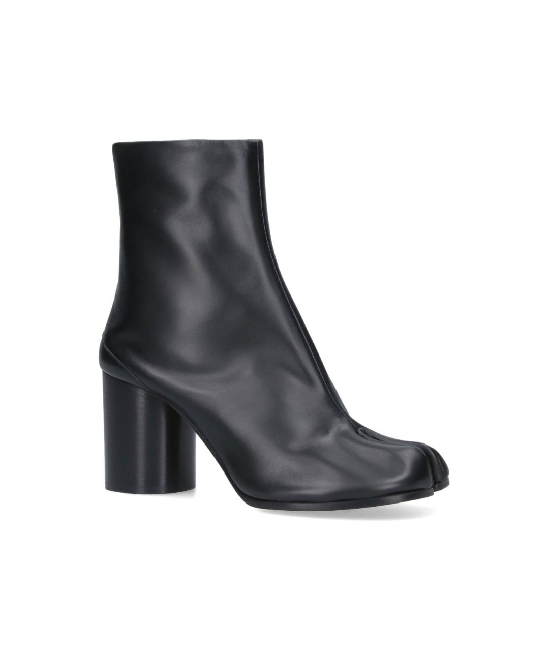 MAISON MARGIELA Черные кожаные сапоги, фото 2