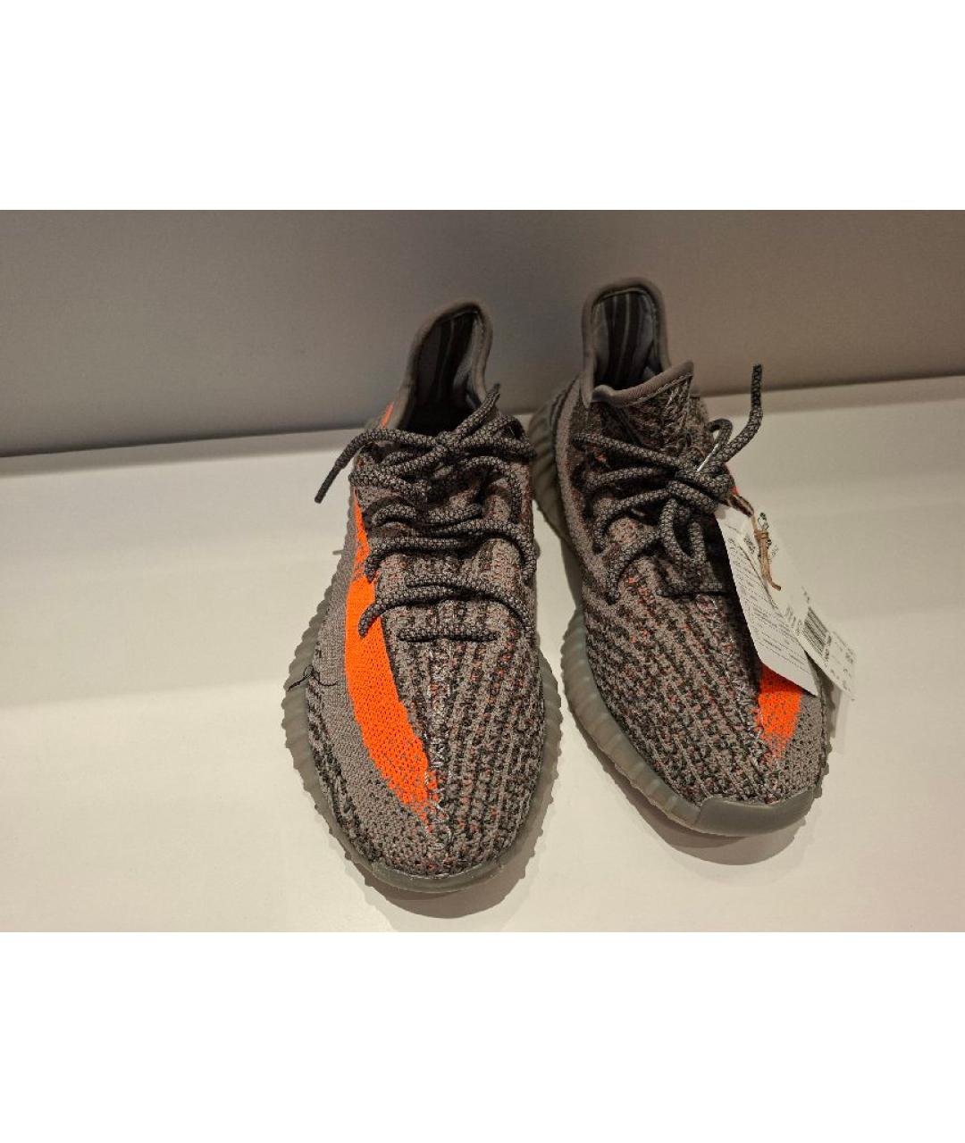 ADIDAS Серые текстильные кроссовки, фото 2