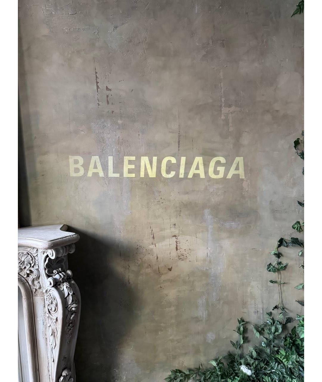 BALENCIAGA Черная кожаная сумка тоут, фото 5