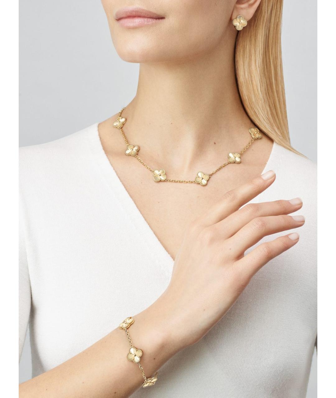 VAN CLEEF & ARPELS Золотое колье из желтого золота, фото 3