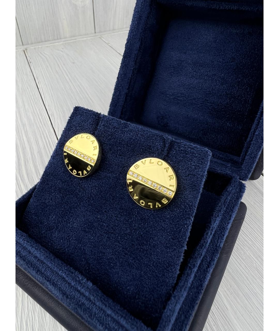 BVLGARI Золотые запонки из желтого золота, фото 2