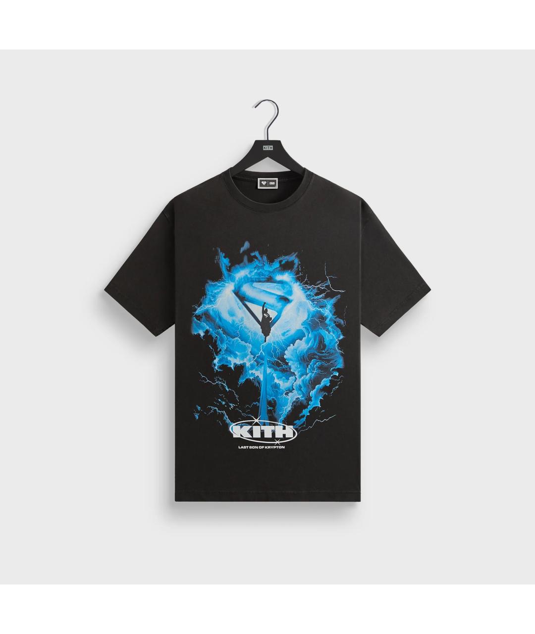 KITH Черная хлопковая футболка, фото 4