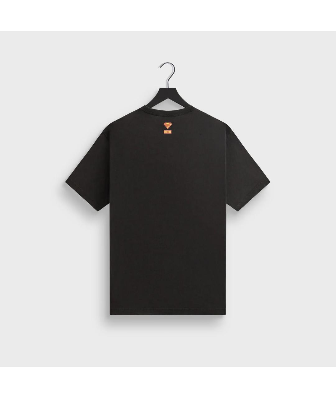 KITH Черная хлопковая футболка, фото 2