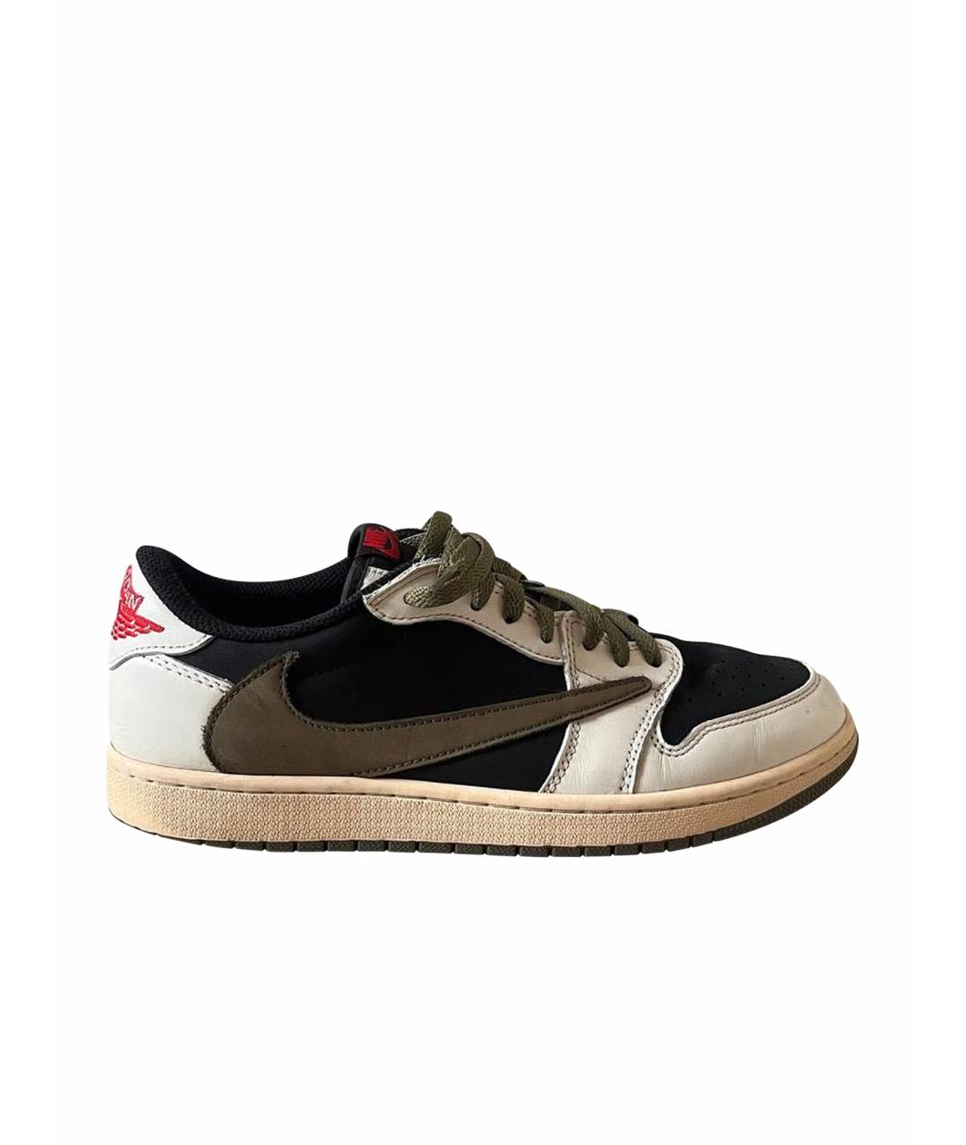 CACTUS JACK BY TRAVIS SCOTT Коричневые нубуковые низкие кроссовки / кеды, фото 5