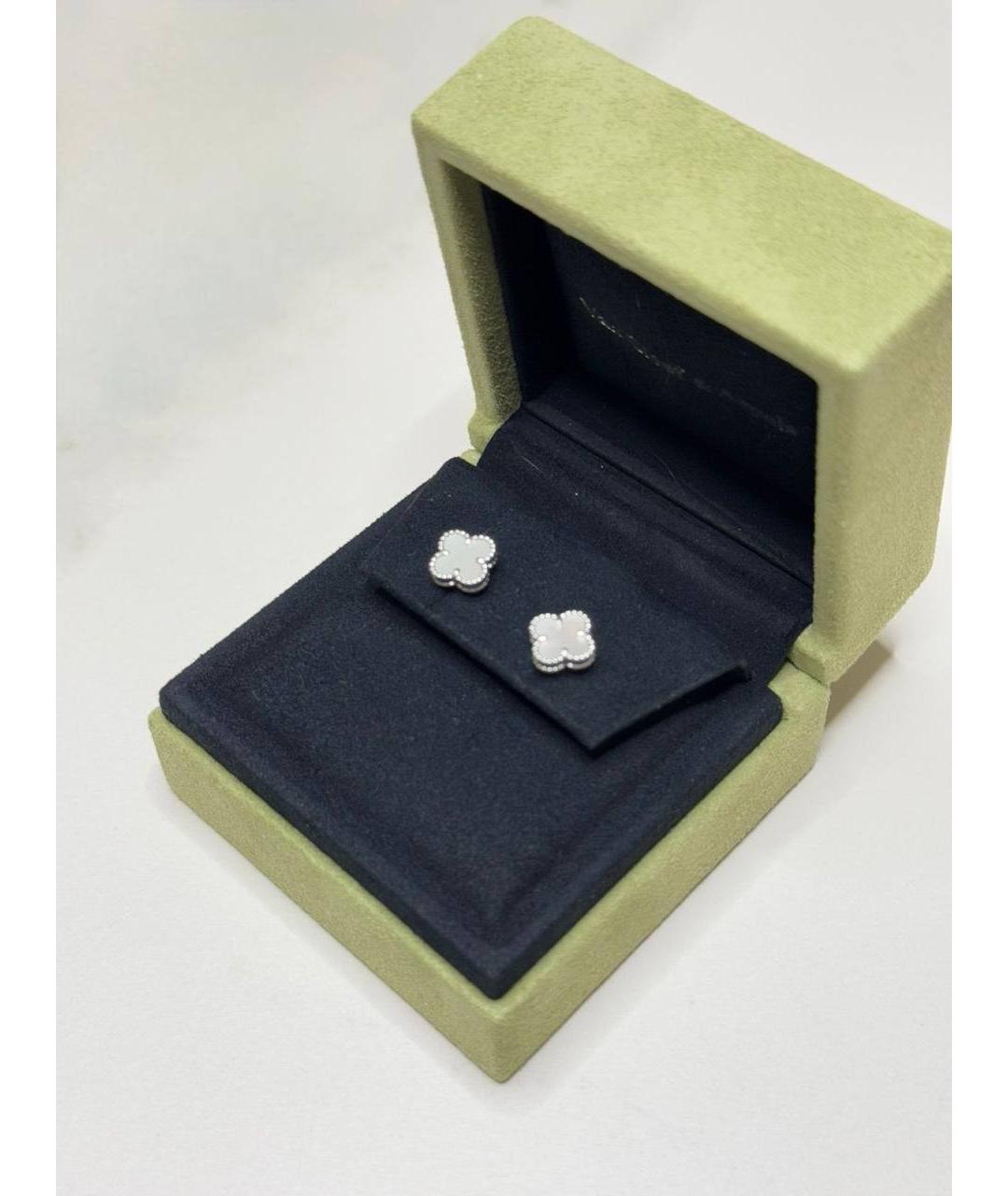 VAN CLEEF & ARPELS Белые серьги из белого золота, фото 2
