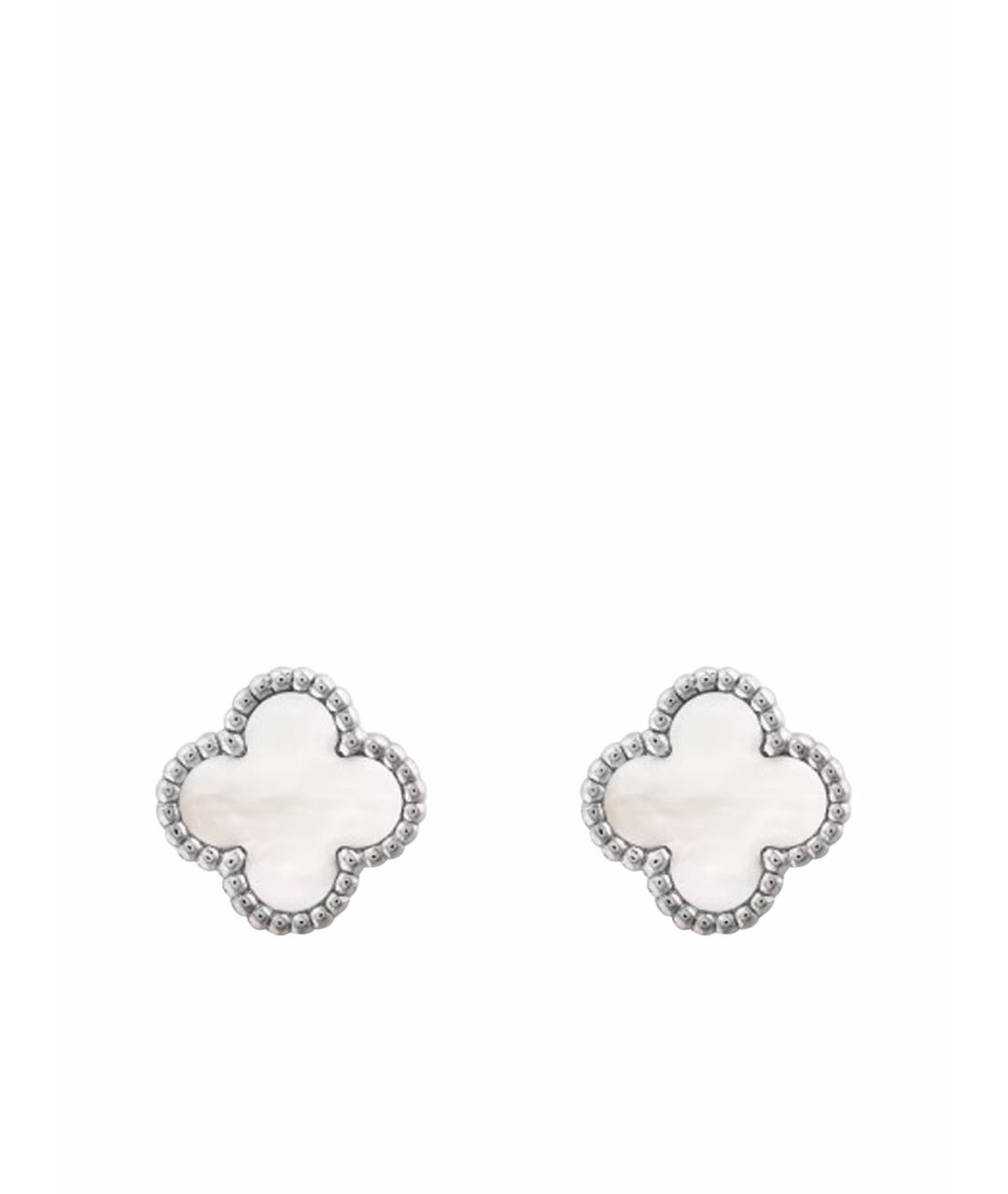 VAN CLEEF & ARPELS Белые серьги из белого золота, фото 1
