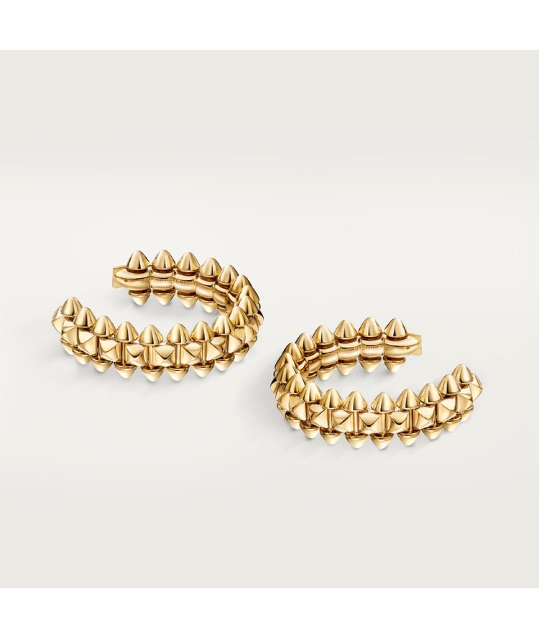 CARTIER Золотые серьги из желтого золота, фото 5