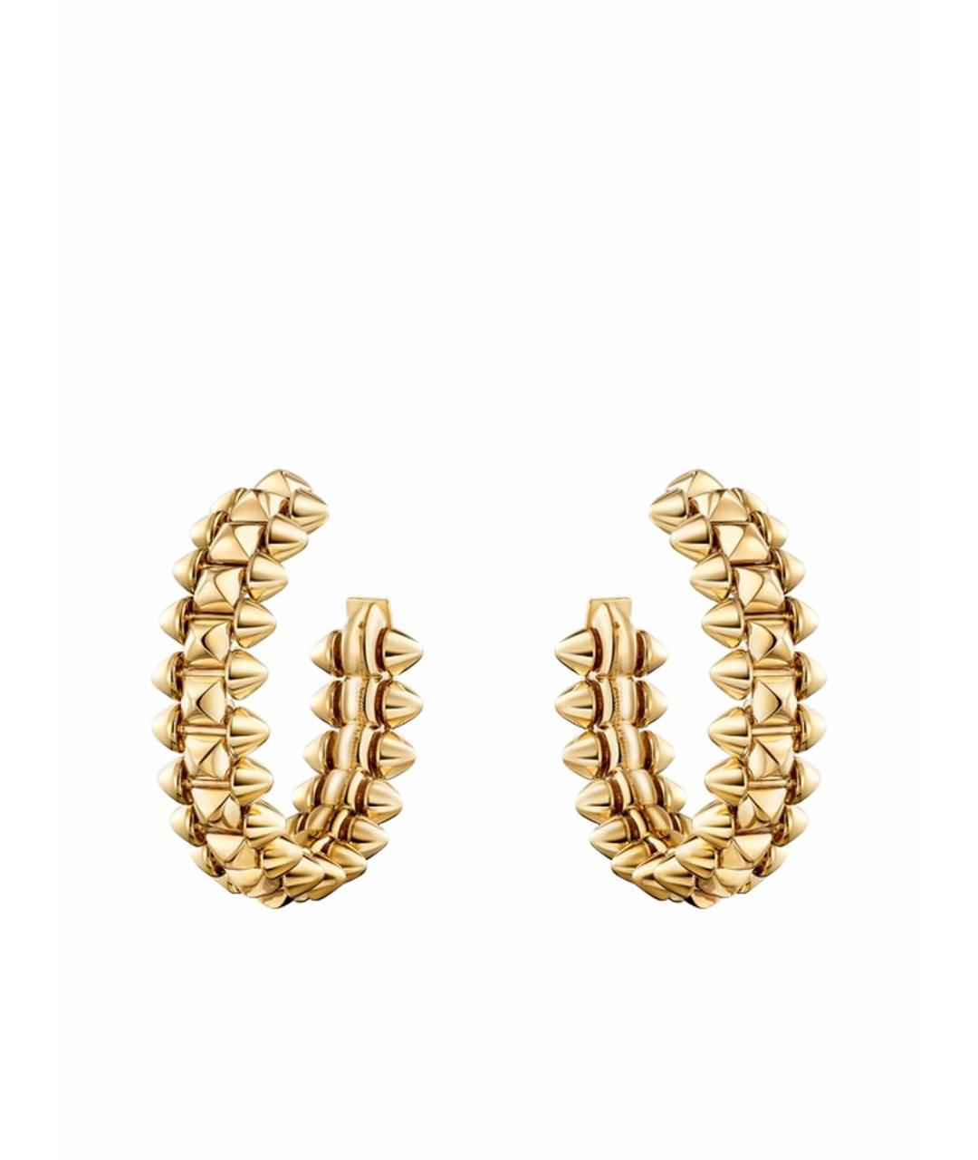 CARTIER Золотые серьги из желтого золота, фото 1