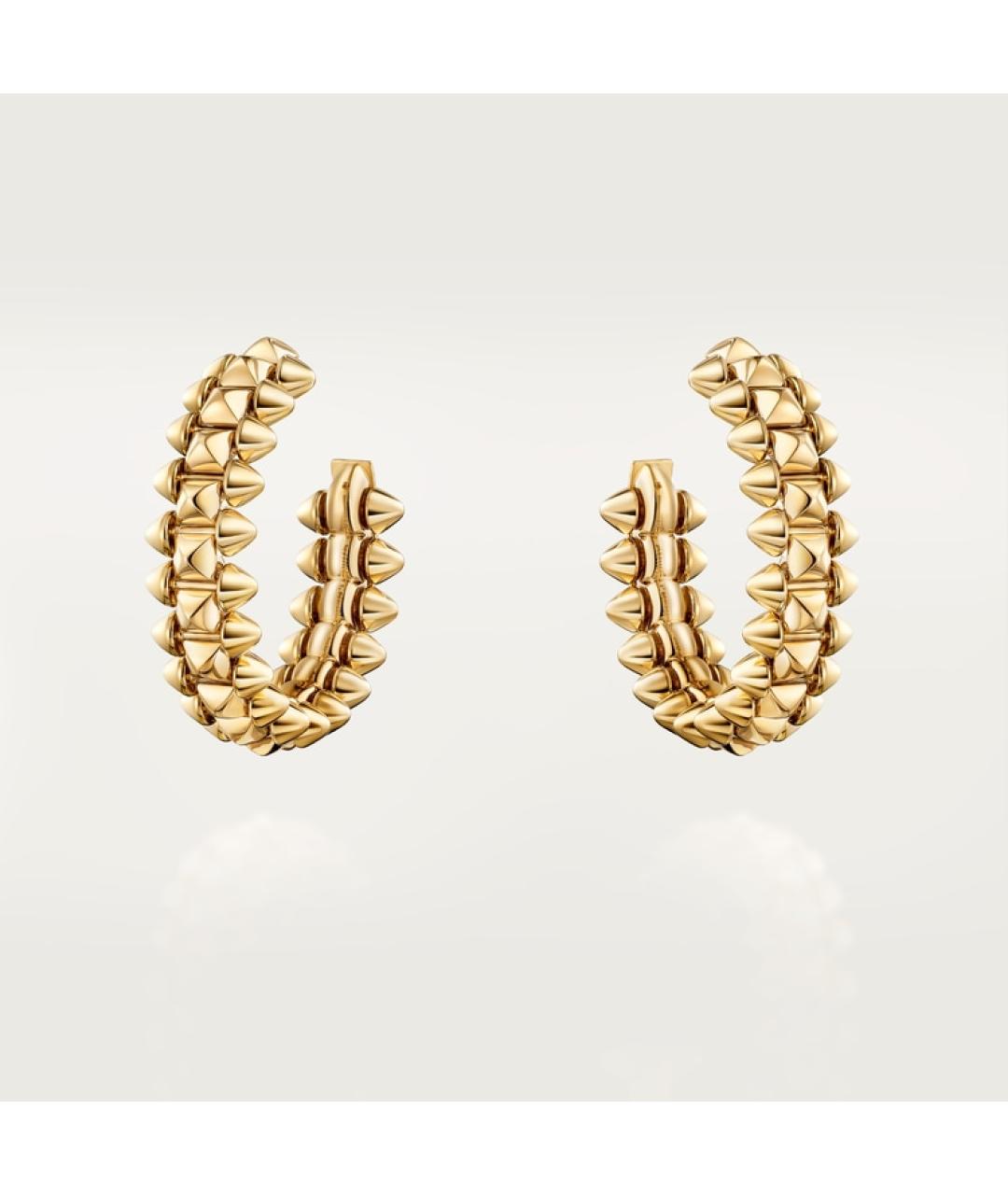 CARTIER Золотые серьги из желтого золота, фото 7