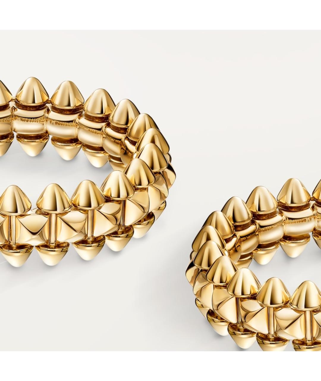 CARTIER Золотые серьги из желтого золота, фото 3