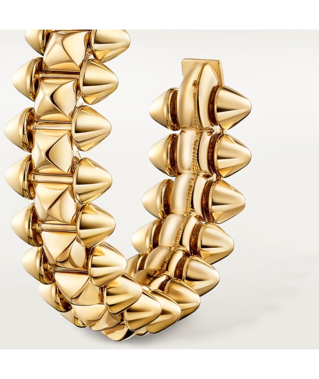 CARTIER Золотые серьги из желтого золота, фото 4