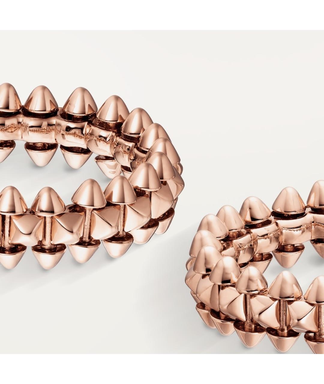 CARTIER Золотые серьги из розового золота, фото 4
