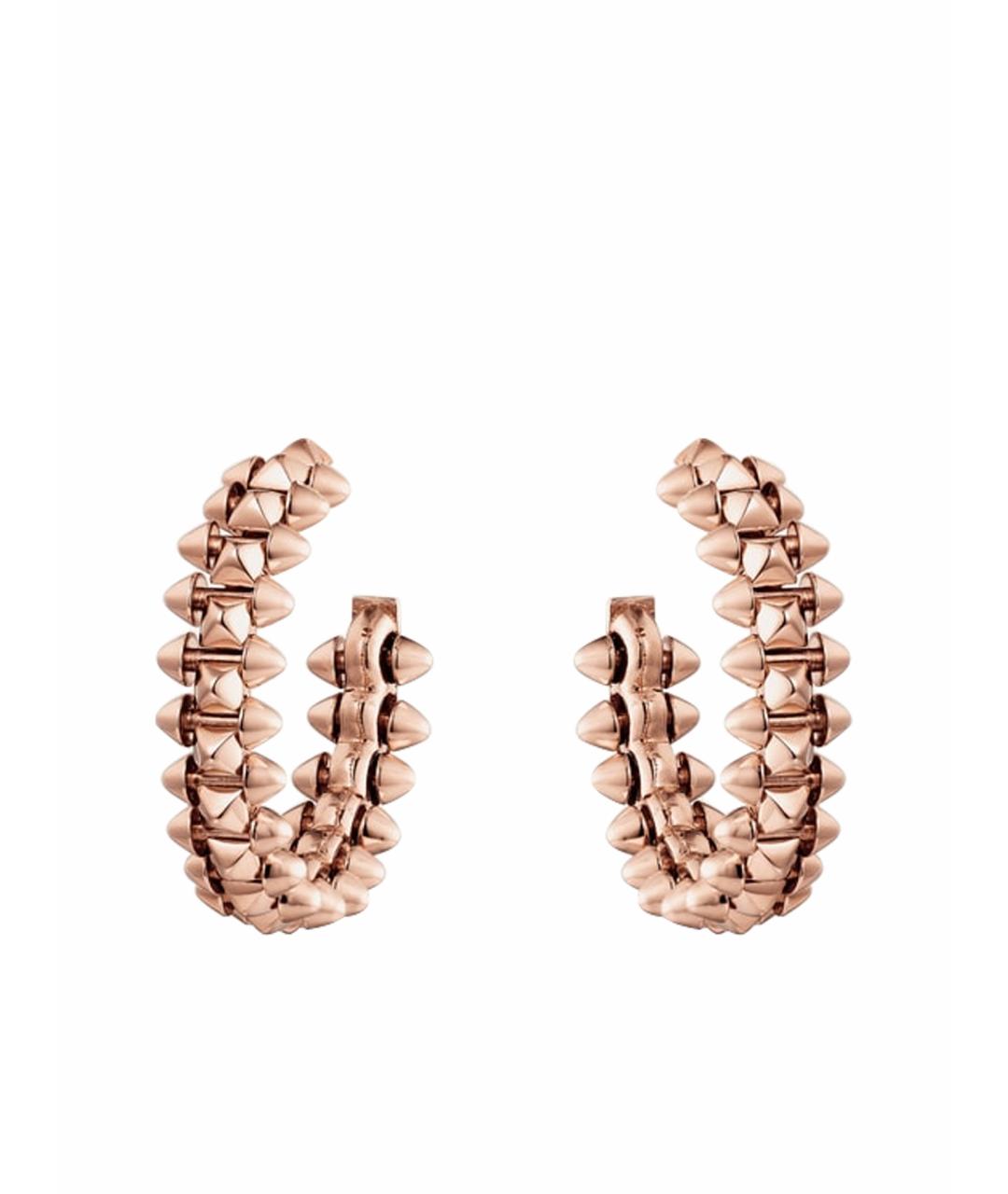 CARTIER Золотые серьги из розового золота, фото 1