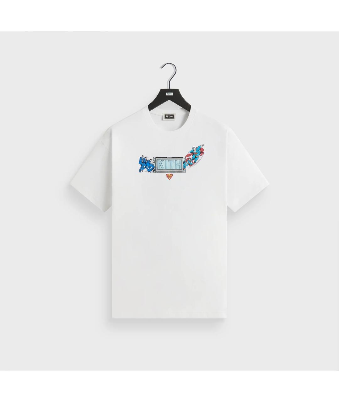 KITH Белая хлопковая футболка, фото 3