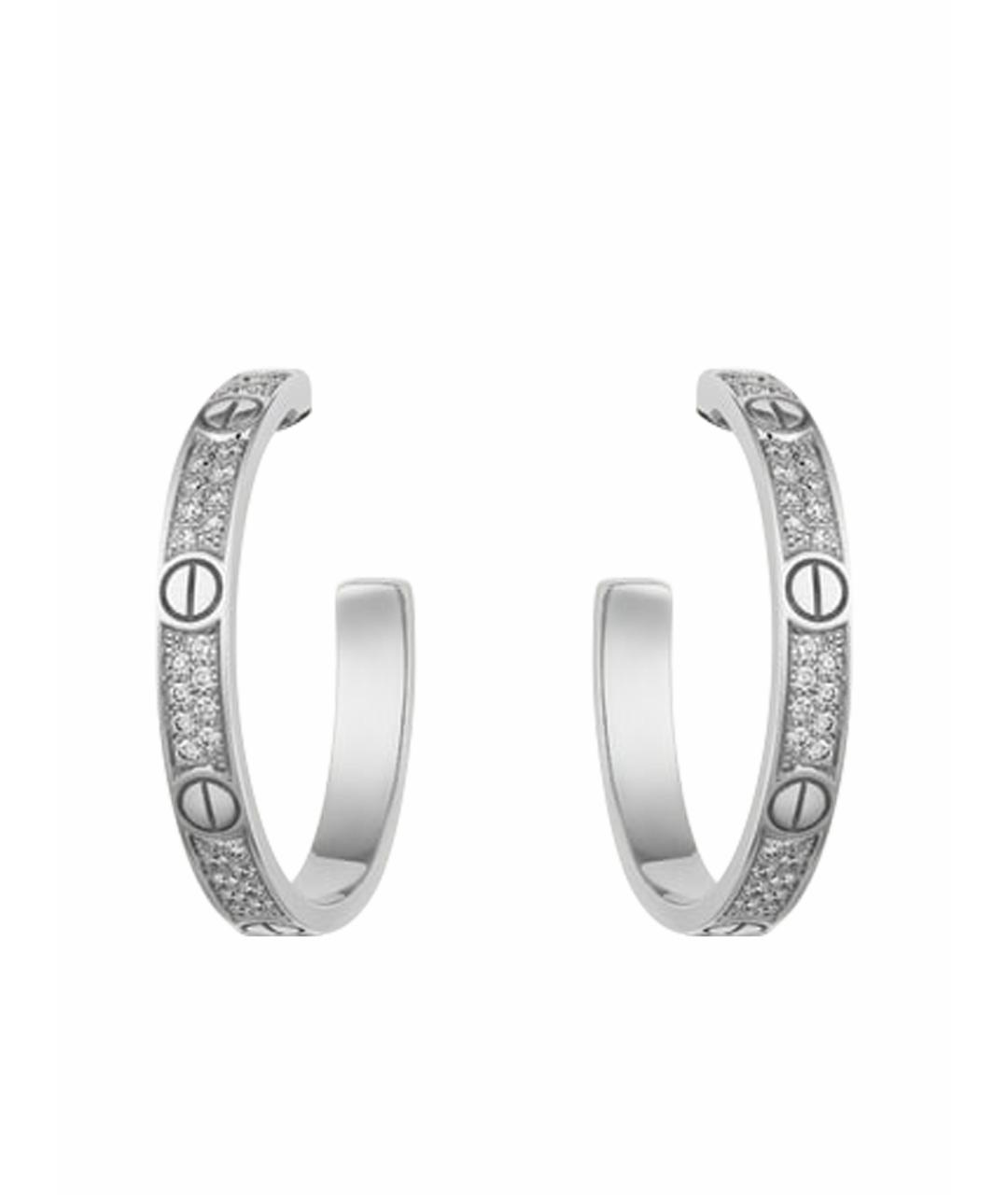 CARTIER Серьги из белого золота, фото 1