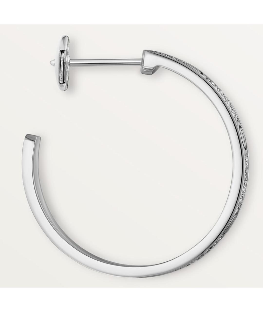 CARTIER Серьги из белого золота, фото 4