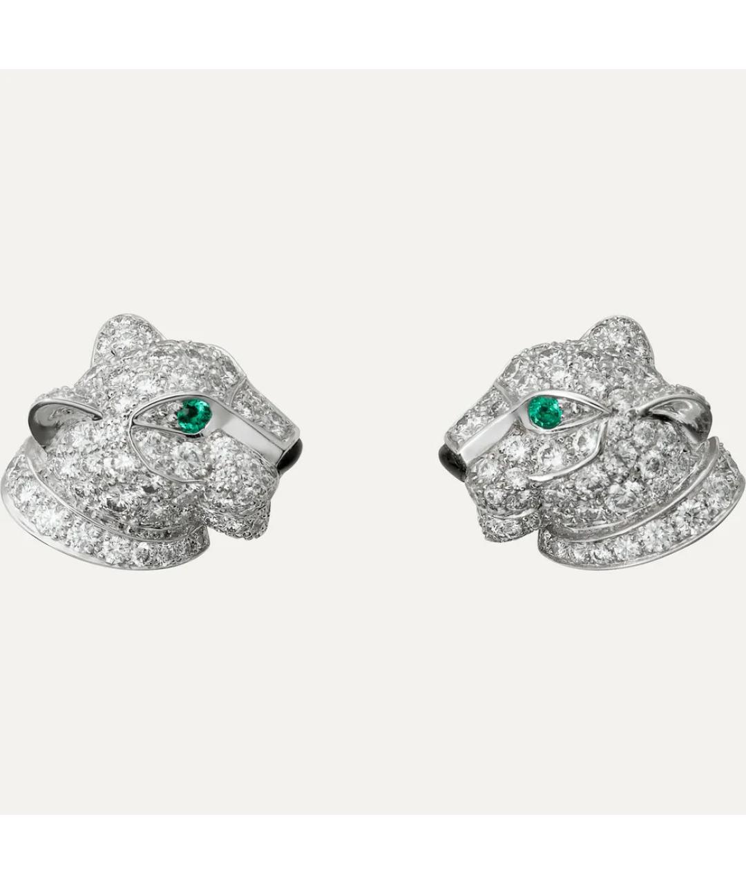 CARTIER Серьги из белого золота, фото 5