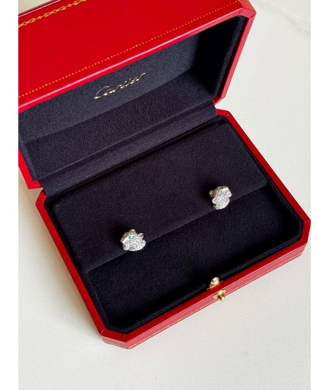 CARTIER Серьги из белого золота, фото 3