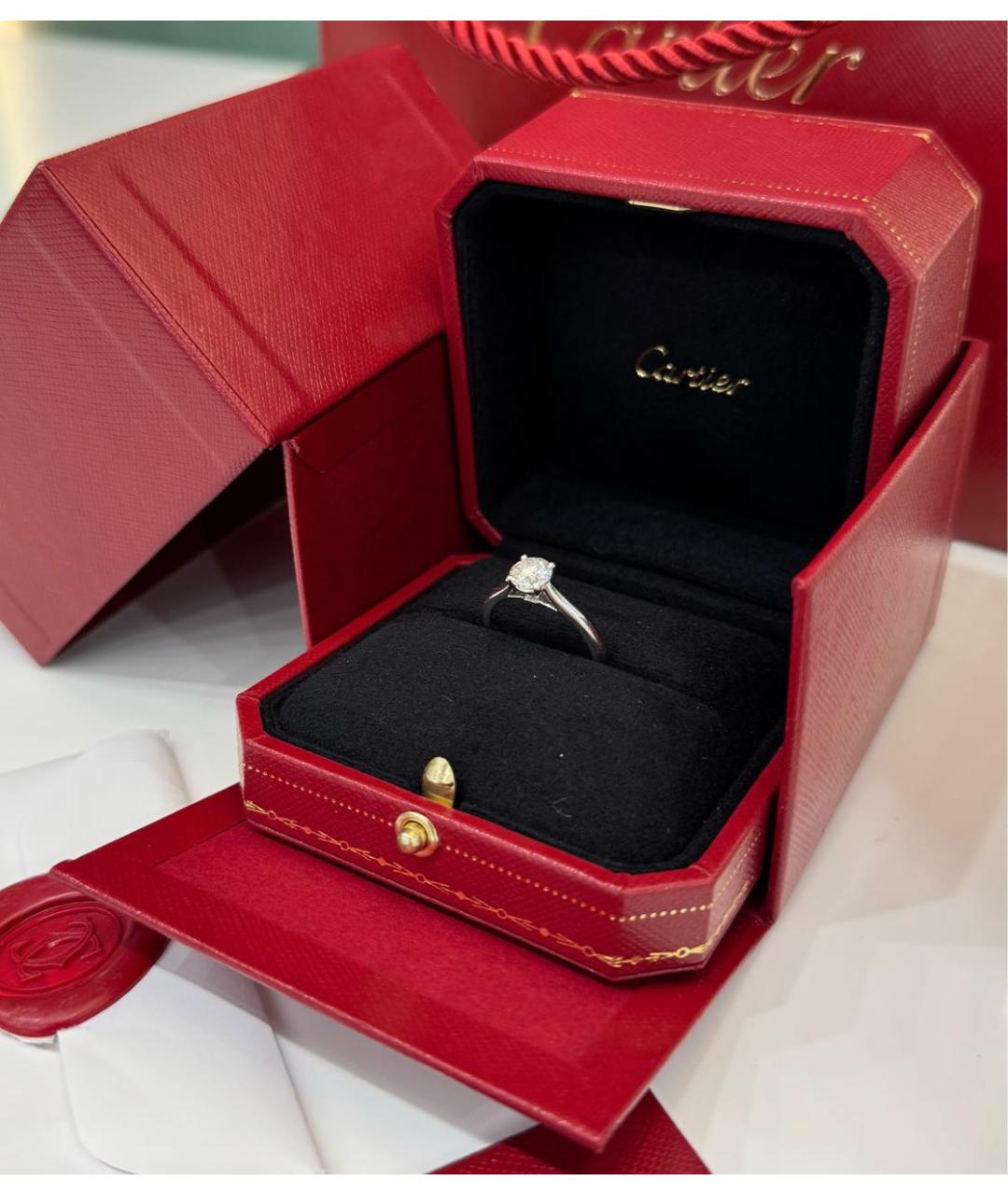CARTIER Кольцо из белого золота, фото 2