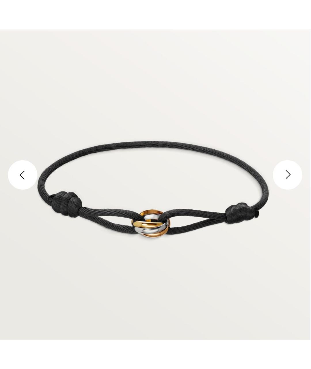 CARTIER Черный браслет из желтого золота, фото 6