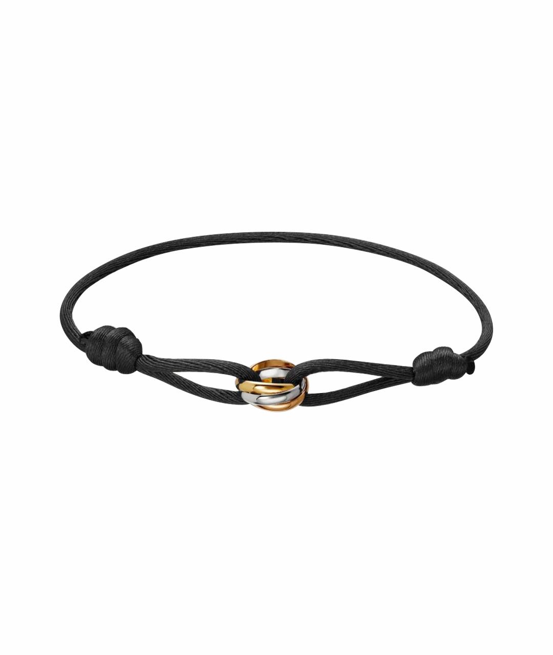 CARTIER Черный браслет из желтого золота, фото 1