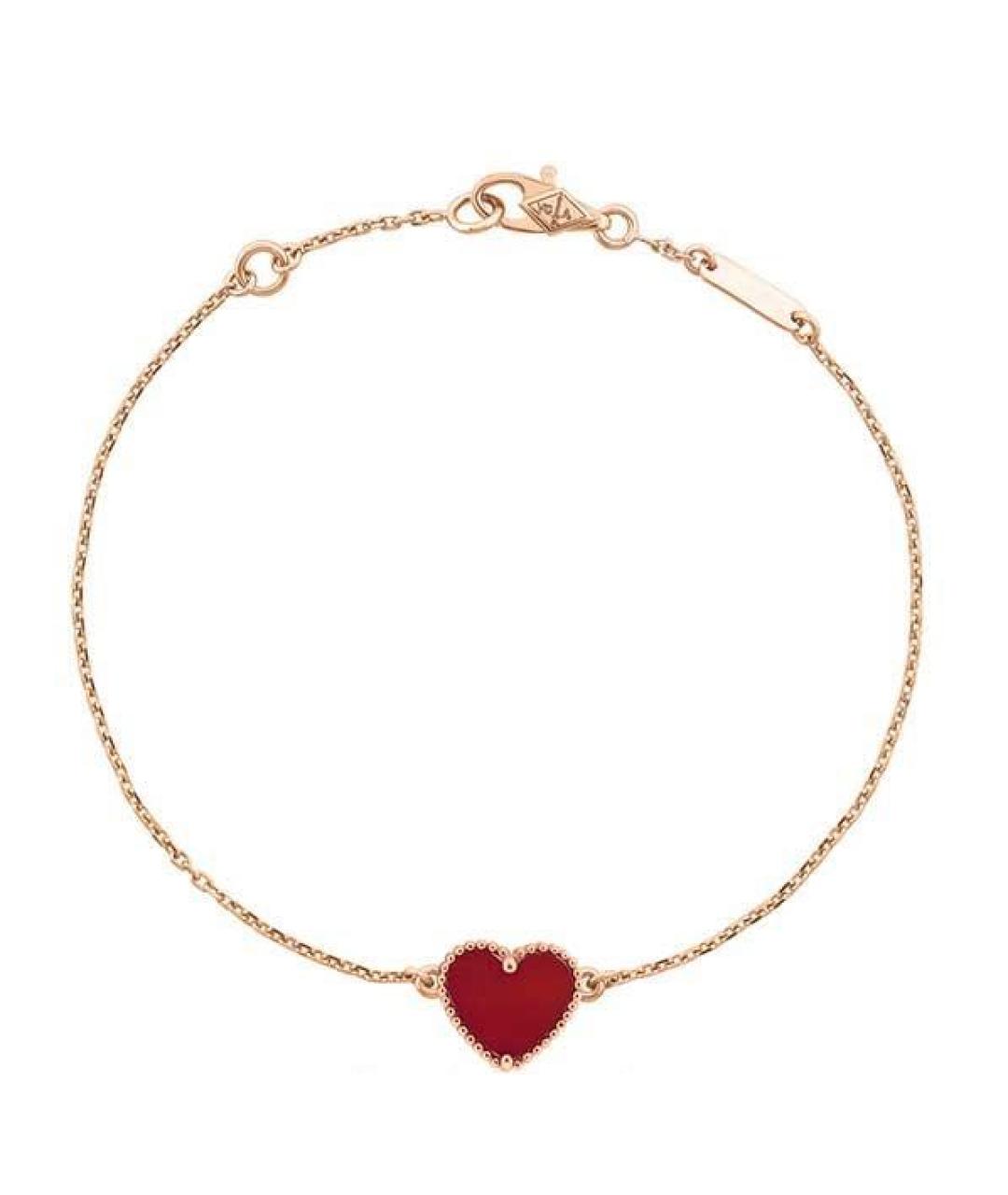 VAN CLEEF & ARPELS Бордовый браслет из розового золота, фото 5