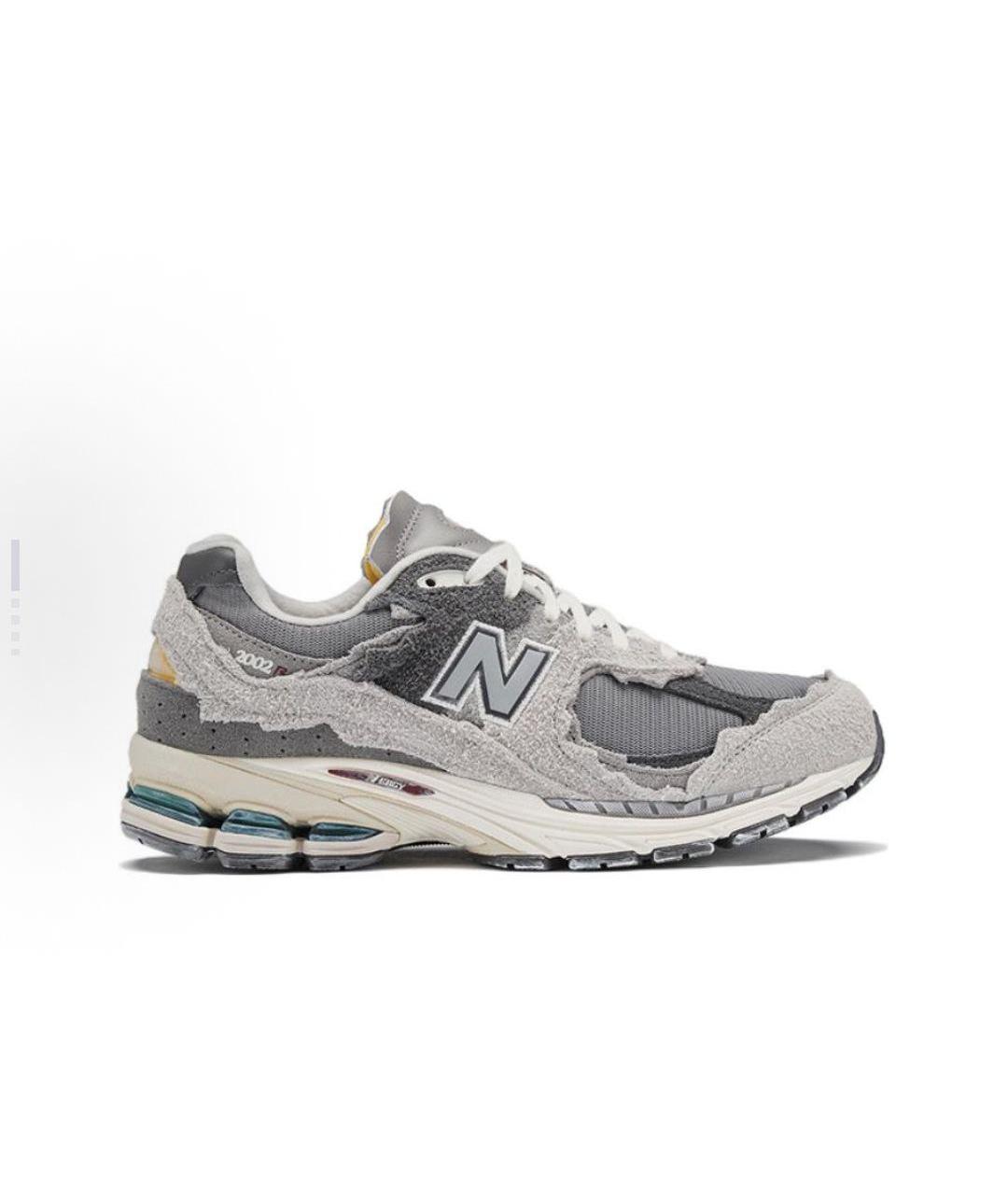 NEW BALANCE Серые замшевые низкие кроссовки / кеды, фото 7