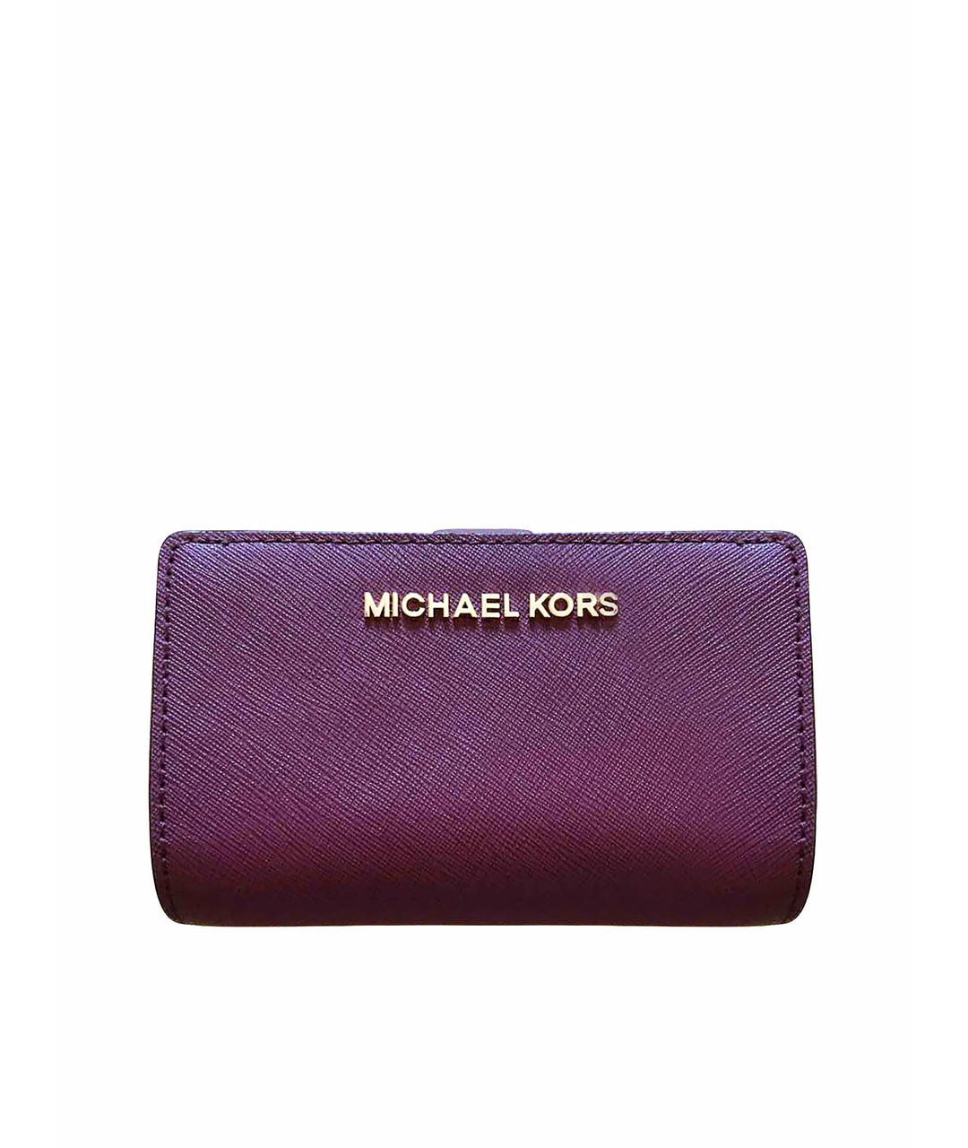 MICHAEL KORS COLLECTION Фиолетовый кожаный кошелек, фото 1