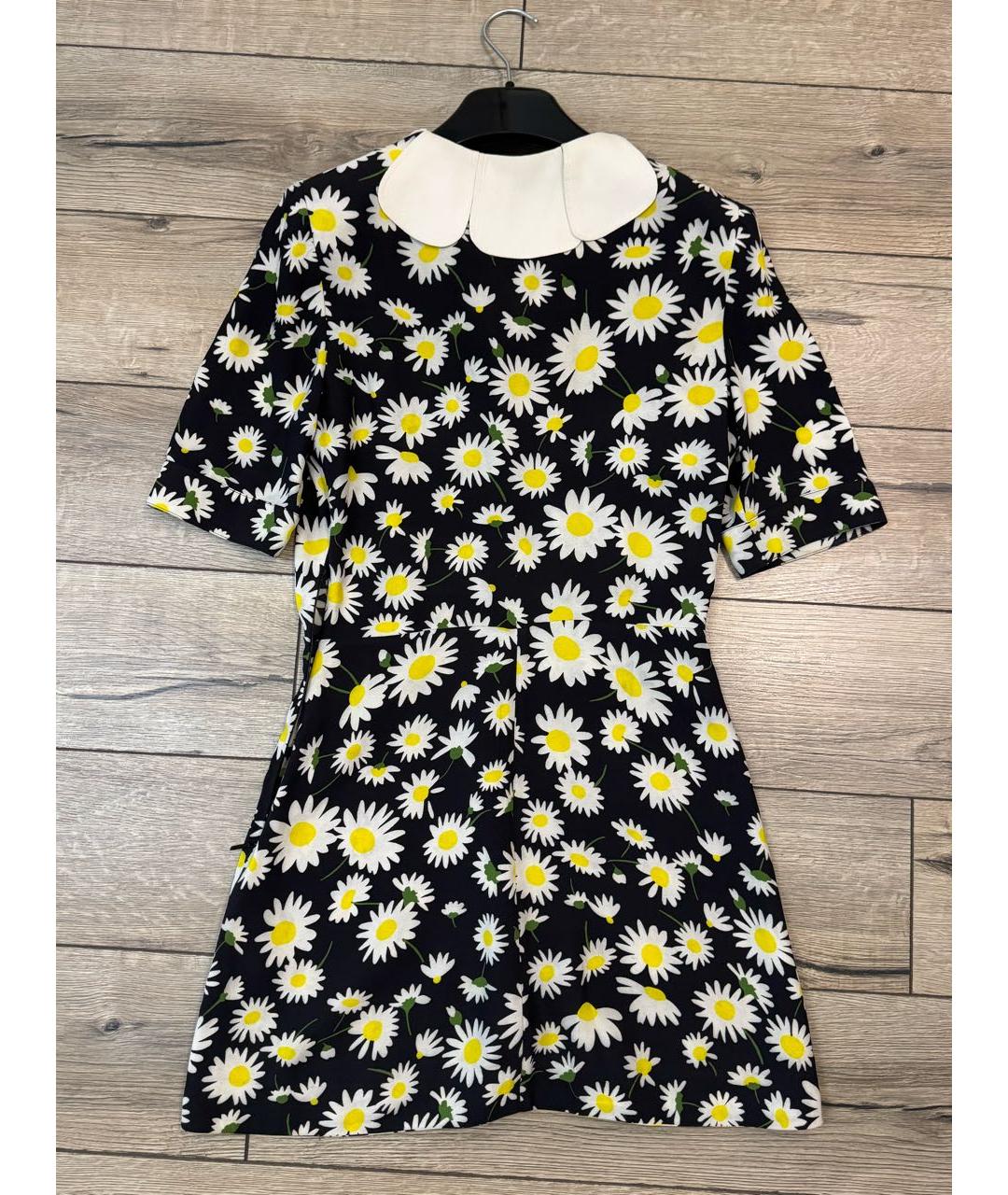 SAINT LAURENT Мульти вискозное повседневное платье, фото 3