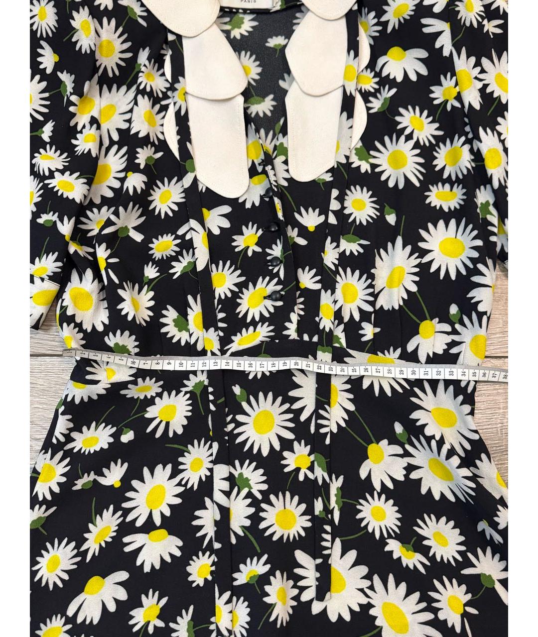 SAINT LAURENT Мульти вискозное повседневное платье, фото 6