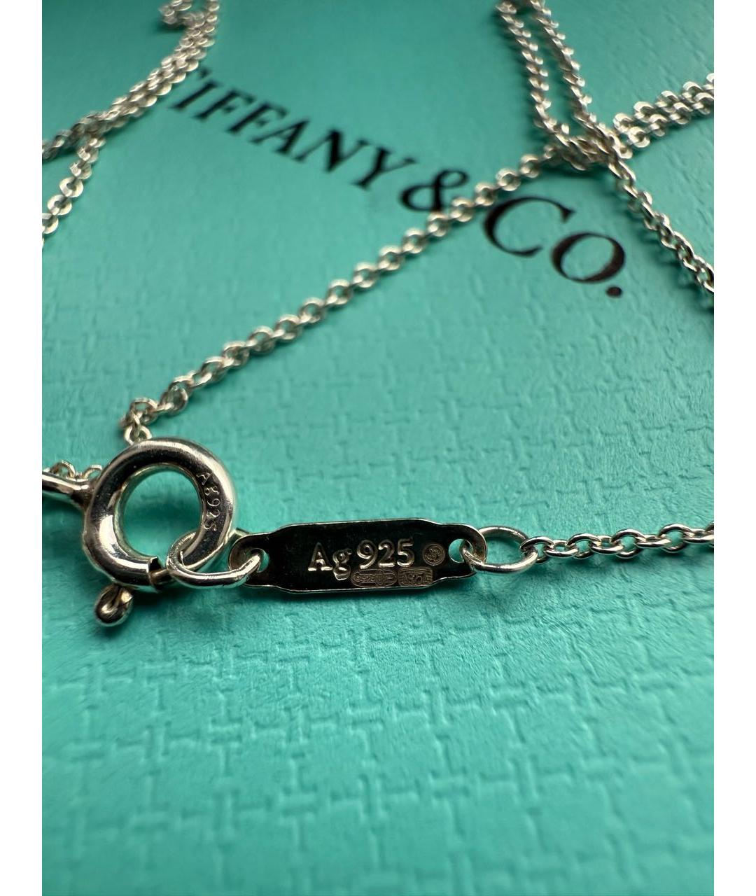 TIFFANY&CO Бирюзовая серебряная подвеска, фото 4