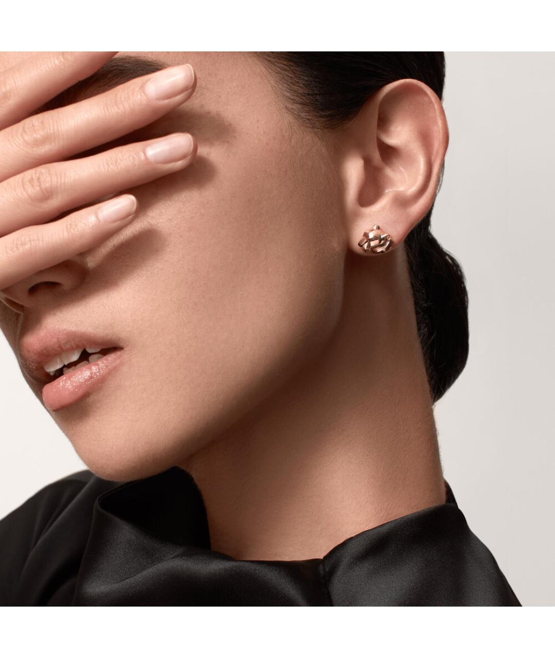 CARTIER Золотые серьги из желтого золота, фото 3