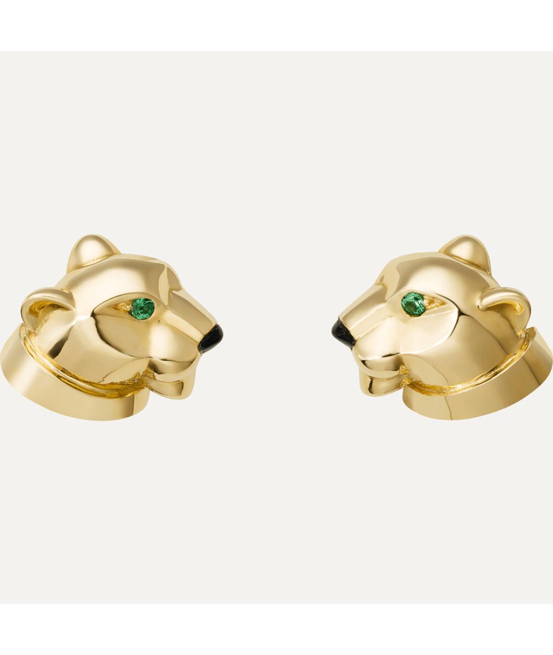 CARTIER Золотые серьги из желтого золота, фото 4