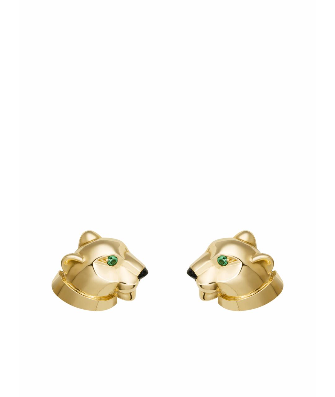 CARTIER Золотые серьги из желтого золота, фото 1