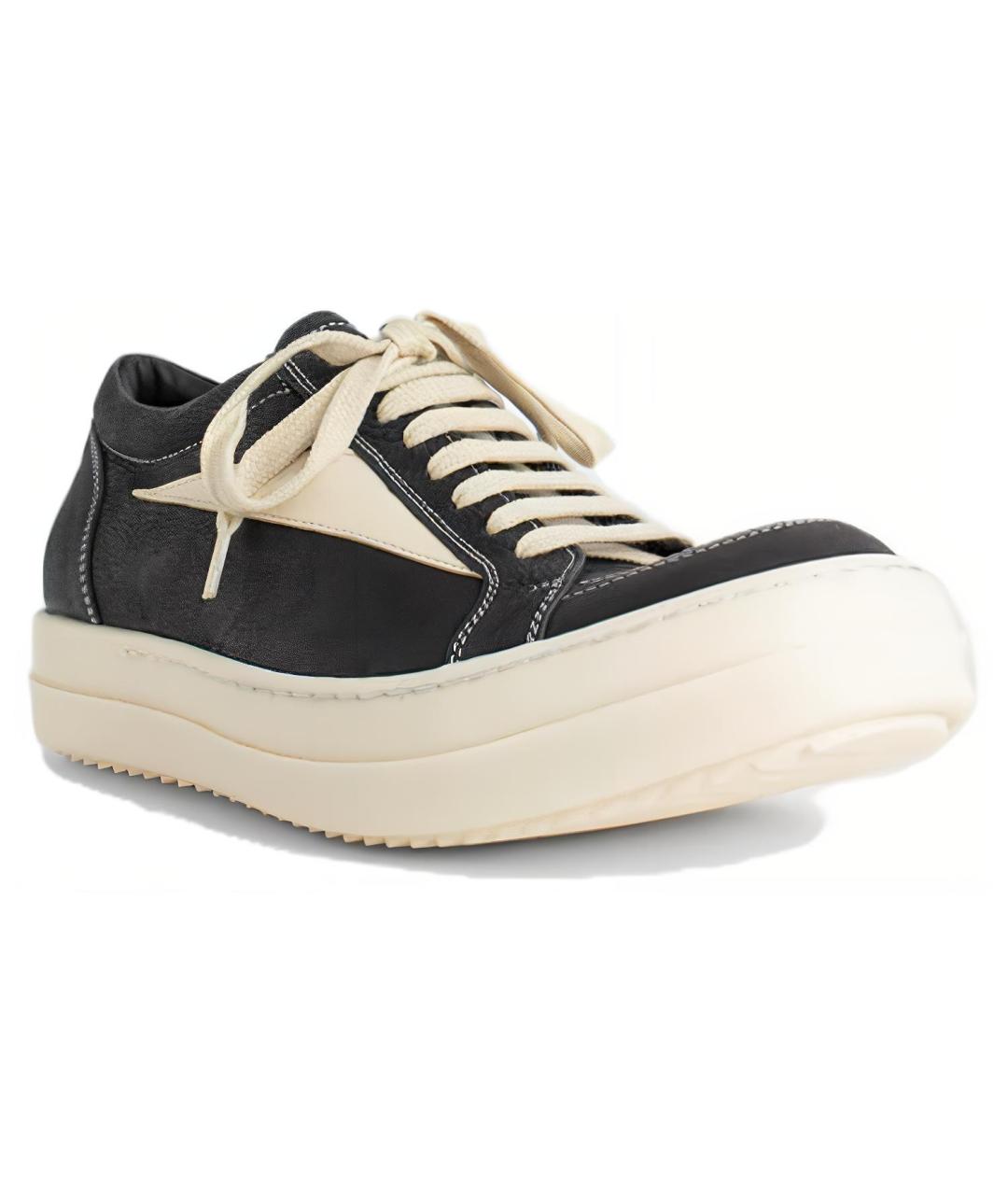RICK OWENS DRKSHDW Черные кеды, фото 3