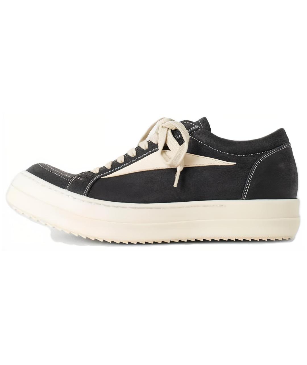 RICK OWENS DRKSHDW Черные кеды, фото 2