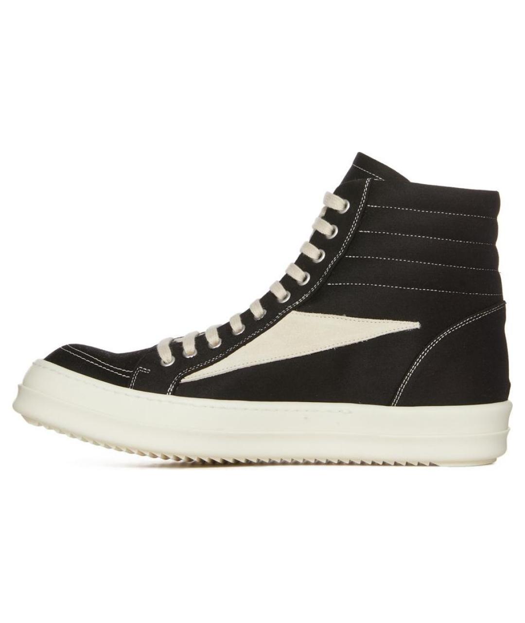 RICK OWENS DRKSHDW Черные высокие кроссовки / кеды, фото 2