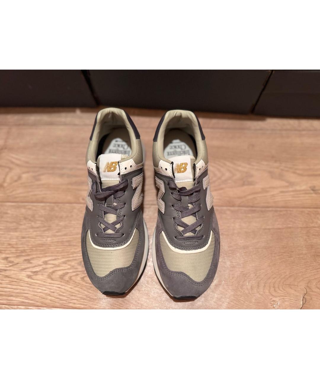 NEW BALANCE Антрацитовые низкие кроссовки / кеды, фото 3