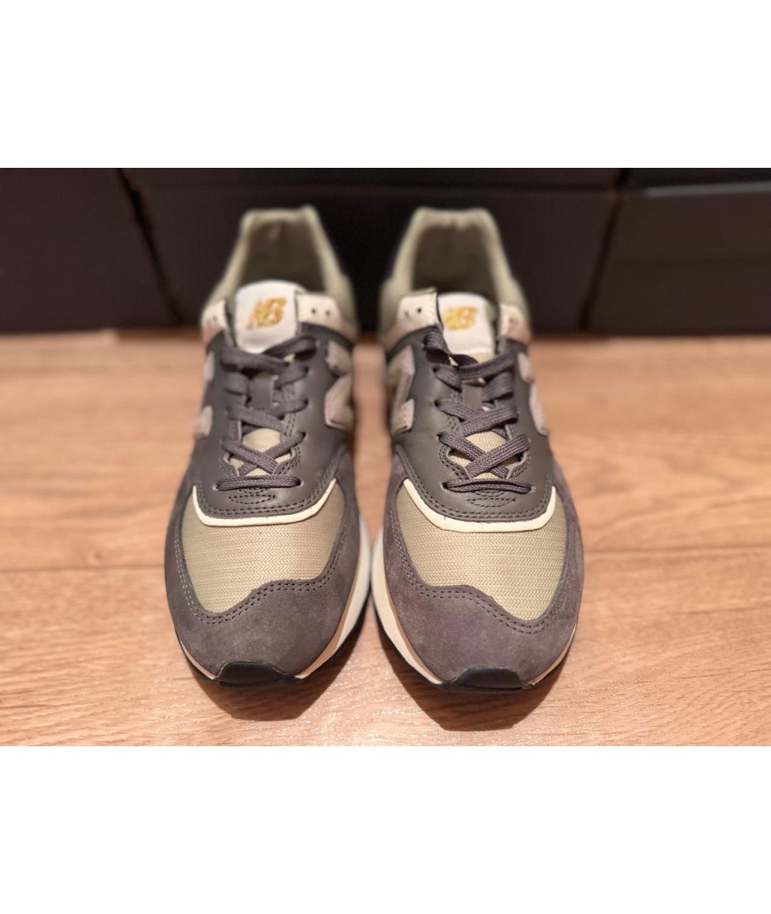NEW BALANCE Антрацитовые низкие кроссовки / кеды, фото 2