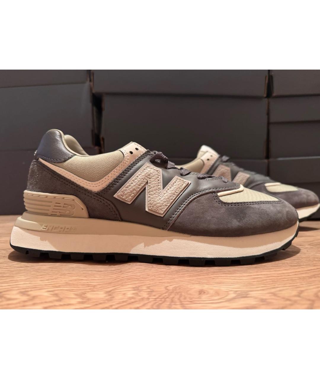NEW BALANCE Антрацитовые низкие кроссовки / кеды, фото 5