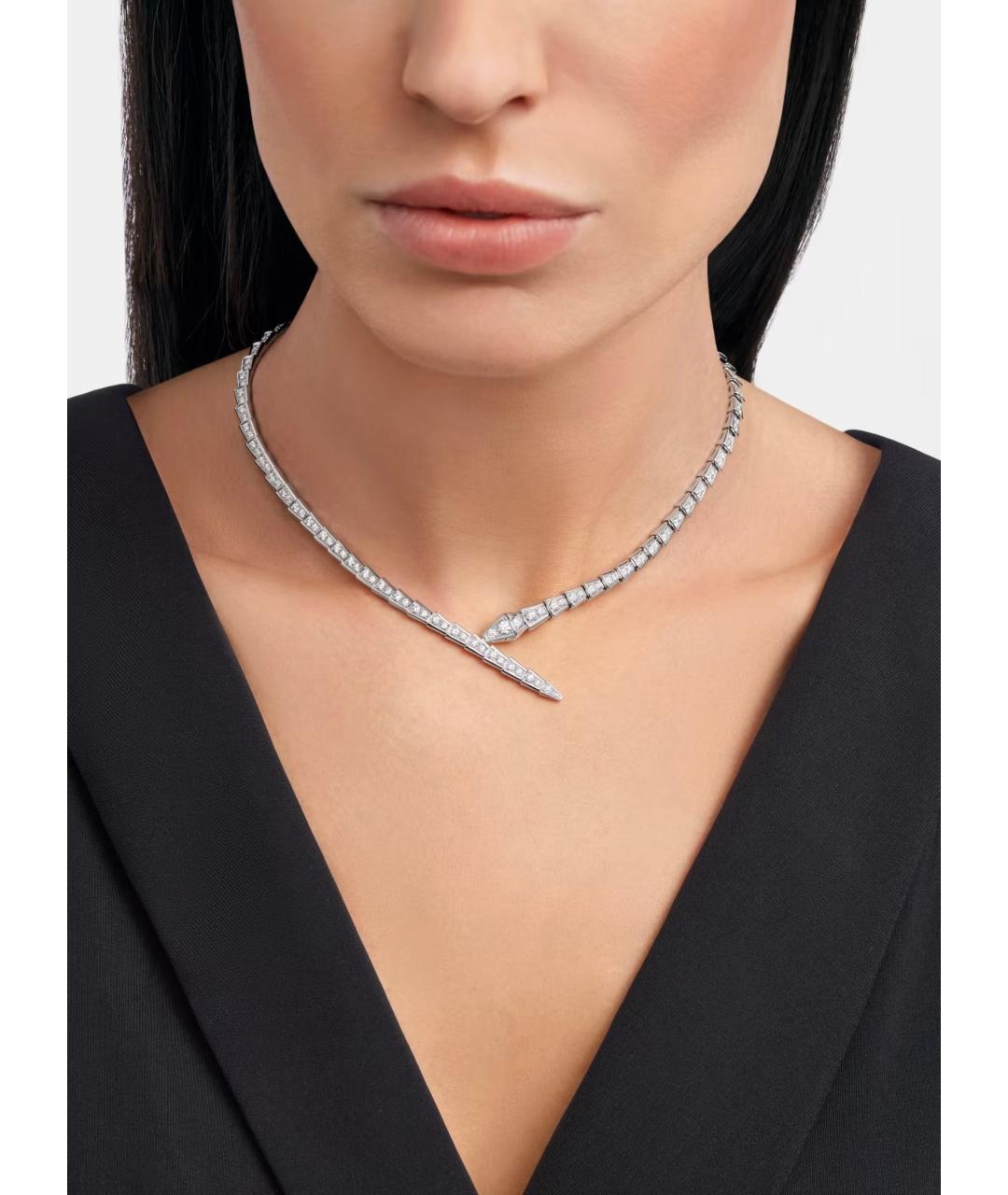 BVLGARI Колье из белого золота, фото 3