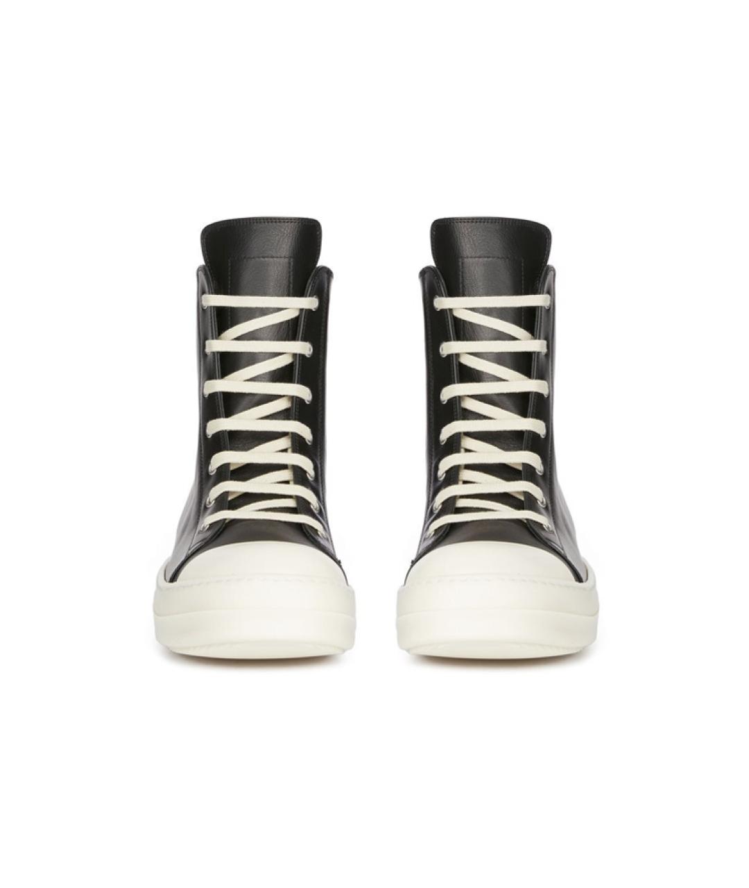 RICK OWENS Черные кеды, фото 3