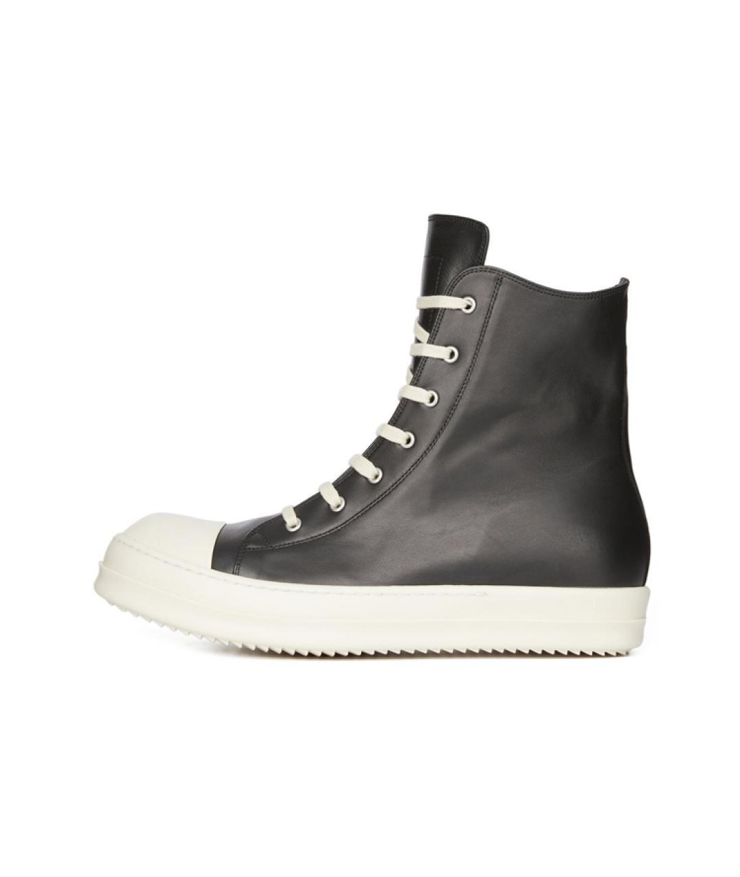 RICK OWENS Черные кеды, фото 5